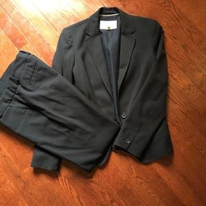 Banana Republic pin-striped navy suit